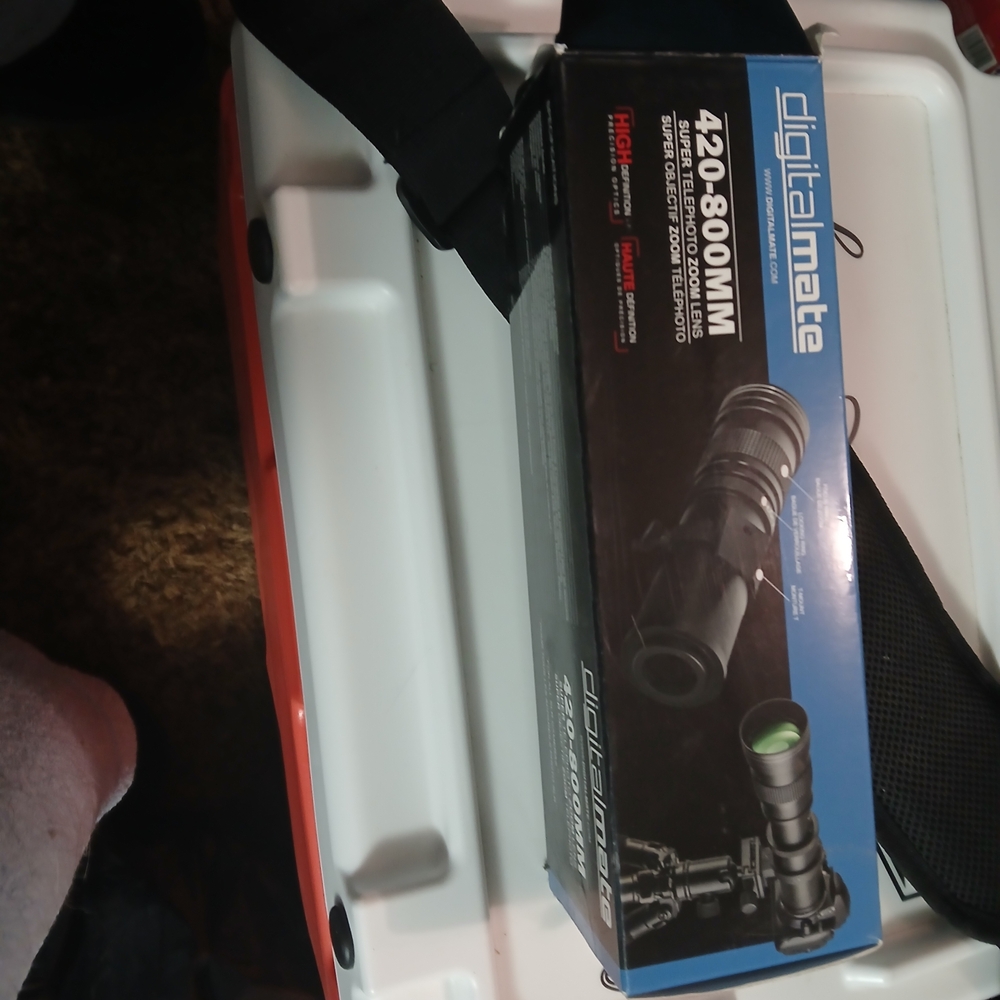 420-800mm Black Telephoto Lens
